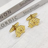 Stainless Steel Hedgehog Suit Sleeve Cufflinks Men's Jewelry