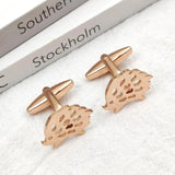 Stainless Steel Hedgehog Suit Sleeve Cufflinks Men's Jewelry