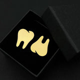 Adult Wisdom Tooth Cufflinks Stainless Steel Wedding Gift
