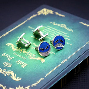 Anime Ace Cufflinks for Men Shirt Cufflinks Gift