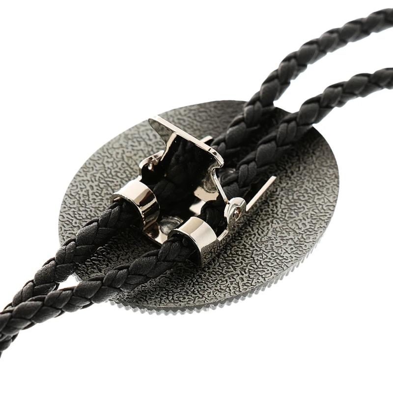Western Cowboy Flower Necklace Bolo Tie