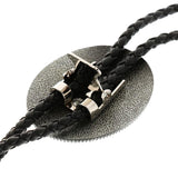 Western Cowboy Flower Necklace Bolo Tie