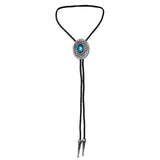 Western Cowboy Flower Necklace Bolo Tie