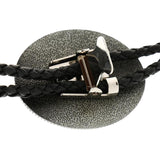 Western Cowboy Flower Necklace Bolo Tie