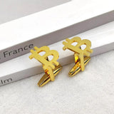 Money Cufflinks for Men Stainless Steel Jewelry Shirt Upscale Cuff Links