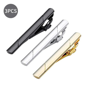 3pcs Tie Clips For Men Wedding Anniversary Business Daily Life
