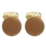 Geometric Shirt Cufflinks for Mens Cat's Eye Cuff Links Button
