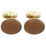 Geometric Shirt Cufflinks for Mens Cat's Eye Cuff Links Button