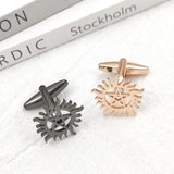 Personalized Sun Pentagram Cufflink for Men