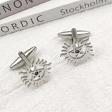 Personalized Sun Pentagram Cufflink for Men