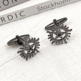 Personalized Sun Pentagram Cufflink for Men