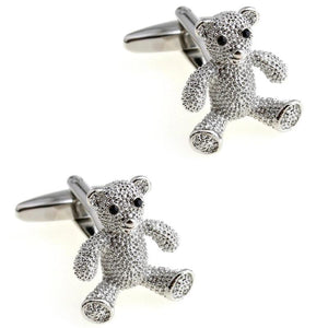 Animal Cufflinks Variety Set - Panda Owl Duck Eagle Fox Dog Whale