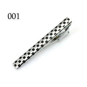 Classic Meter Tie Clips Copper Tie Bar Enamel Tie Collar Pin Crystal