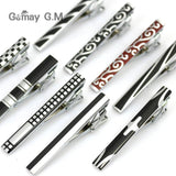Classic Meter Tie Clips Copper Tie Bar Enamel Tie Collar Pin Crystal