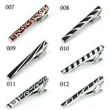 Classic Meter Tie Clips Copper Tie Bar Enamel Tie Collar Pin Crystal