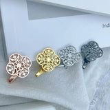 Black Stainless Steel Square Cufflink for Men
