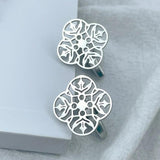 Black Stainless Steel Square Cufflink for Men