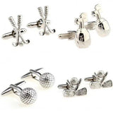 Golf Table Bat Bag Ball Cufflink 1 Pair Promo