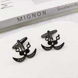 Adinkra Gye Nyame Cufflinks for Men - Stainless Steel Ethnic Jewelry