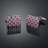Classical Gems Retro Pattern Cufflinks Wedding Business