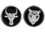 iGame Men Gift Animal Cufflinks Bull & Bear Market