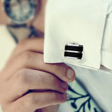 Stone Cufflinks for Mens Shirt French Cuff Links Wedding Party Jewelry
