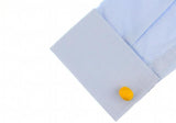 iGame Safety Helmet Cuff Links Novelty Hat Yellow Brass