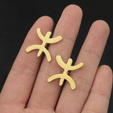 Berber Symbol Tattoo Amazigh Cufflinks Men Women Stainless Steel Ethnic
