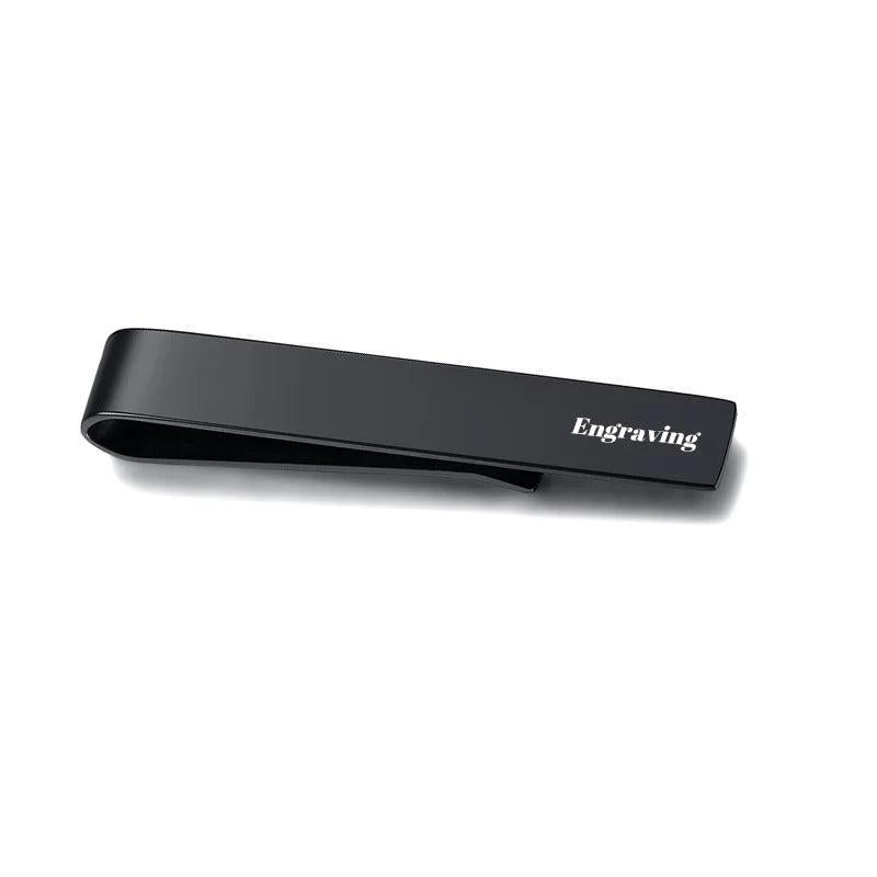 Personalized Stainless Steel Tie Clip Gift for Him