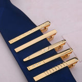 Golden Metal Tie Clip for Men