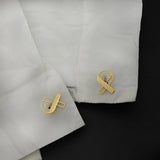 LGBT Ribbon Cufflinks for Men Women Shirt Clasp Clips Stainless Steel