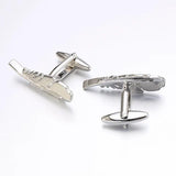Feather Cufflink Tie Clip Lepton Feather Cuff Shirt Men Cufflinks
