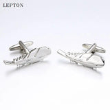 Feather Cufflink Tie Clip Lepton Feather Cuff Shirt Men Cufflinks