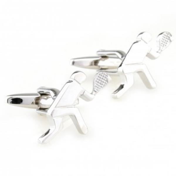 Men's Sports Cufflink Basketball Tennis Cuff Link Set