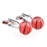 Men's Sports Cufflink Basketball Tennis Cuff Link Set