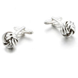 Silver Buttons Cufflinks for Men XK21S055 Formal Dress Shirt Wedding Jewelry