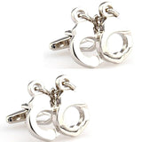Men's Cufflinks Set - Microphone Camera Handcuffs Bulb Fishing Line
