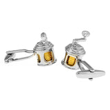 Men's Cufflinks Set - Microphone Camera Handcuffs Bulb Fishing Line