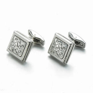 Classic Buddhist Pattern Cufflinks for Men's Business Banquet