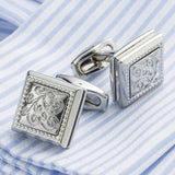 Classic Buddhist Pattern Cufflinks for Men's Business Banquet