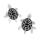 Funny Green Turtle Cufflinks Enamel Cuff Links Men's Jewelry