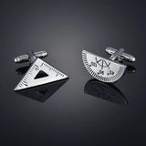 Men's Square Triangle Poker Cufflinks French Shirt Cuffs