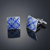 Men's Square Triangle Poker Cufflinks French Shirt Cuffs