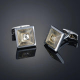 Men's Square Triangle Poker Cufflinks French Shirt Cuffs