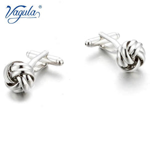Men Cufflinks Gemelos Button 14MM Knot Cuff links 351