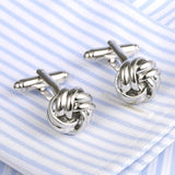 Men Cufflinks Gemelos Button 14MM Knot Cuff links 351