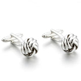 Men Cufflinks Gemelos Button 14MM Knot Cuff links 351