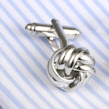 Men Cufflinks Gemelos Button 14MM Knot Cuff links 351