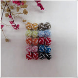 Silk Knots Cufflinks Multicolor Elastic Double Rope Ball Cuff Links