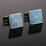 Striped Cufflinks Party Wedding Suit Shirt Gemelos Jewelry Dropship